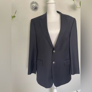 Lauren Ralph Lauren Men’s Sport Coat Navy Blue Wool Blazer Suit Jacket